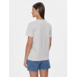 Bavlnené tričko Calvin Klein s farebným logom-sivé Bavlnené tričko Calvin Klein s farebným logom-sivé