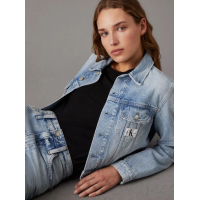 Džínsová krátka oversize bunda Calvin Klein Džínsová krátka oversize bunda Calvin Klein