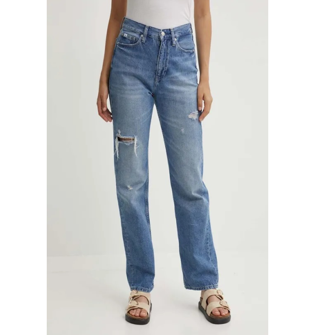 Calvin Klein Jeans džínsy Straight Fit Calvin Klein Jeans džínsy Straight Fit