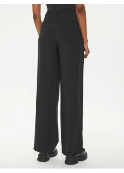 Dámske voľné elegantné nohavice Calvin Klein-čierne