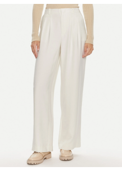 Dámske voľné elegantné nohavice Calvin Klein-biele