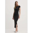 Dámske dlhé priliehavé šaty Calvin Klein s rozparkom Dámske dlhé priliehavé šaty Calvin Klein s rozparkom
