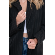Dámske čierne prúžkované sako Calvin Klein Dámske čierne prúžkované sako Calvin Klein