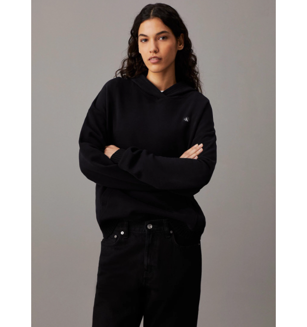 Dámska čierna mikina s kapucňou Calvin Klein Dámska čierna mikina s kapucňou Calvin Klein