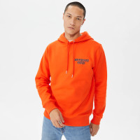 Pánska mikina s kapucňou Calvin Klein oranžová
