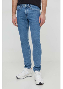 Calvin Klein Jeans pánske rifle slim fit modré