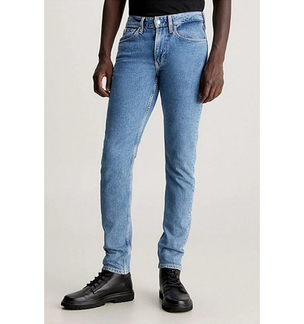 Calvin Klein pánske džínsy Regular Fit modré
