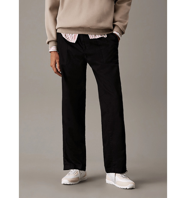 Calvin Klein Jeans pánske nohavice Essentials čierne Calvin Klein Jeans pánske nohavice Essentials čierne