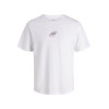 JACK & JONES biele tričko s okrúhlym výstrihom JACK & JONES biele tričko s okrúhlym výstrihom