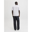 JACK & JONES biele tričko s okrúhlym výstrihom JACK & JONES biele tričko s okrúhlym výstrihom