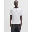 JACK & JONES biele tričko s okrúhlym výstrihom JACK & JONES biele tričko s okrúhlym výstrihom
