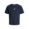 JACK & JONES pánske logo tričko Regular Fit modré s okrúhlym výstrihom JACK & JONES pánske logo tričko Regular Fit modré s okrúhlym výstrihom