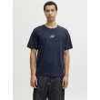 JACK & JONES pánske logo tričko Regular Fit modré s okrúhlym výstrihom JACK & JONES pánske logo tričko Regular Fit modré s okrúhlym výstrihom