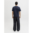 JACK & JONES pánske logo tričko Regular Fit modré s okrúhlym výstrihom JACK & JONES pánske logo tričko Regular Fit modré s okrúhlym výstrihom