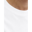 JACK & JONES pánske tričko voľné s potlačou biele JACK & JONES pánske tričko voľné s potlačou biele