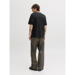 JACK & JONES pánske tričko voľné s potlačou čierne JACK & JONES pánske tričko voľné s potlačou čierne