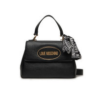 Love Moschino kabelka s ozdobou čierna