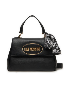 Love Moschino kabelka s ozdobou čierna