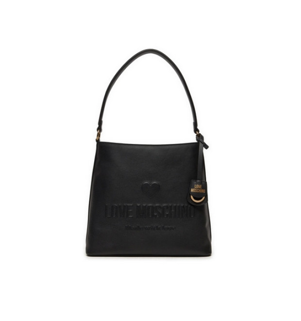 Love Moschino pevná kabelka čierna