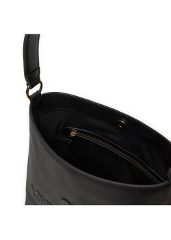 Love Moschino pevná kabelka čierna