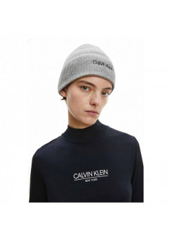 Dámska čiapka Calvin Klein sivá