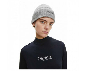 Dámska čiapka Calvin Klein sivá