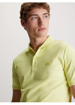 Calvin Klein pánska elegantná polo košeľa žltá