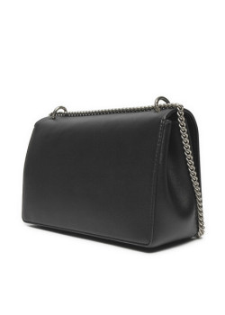 Dámska malá crossbody s poklopom Calvin Klein čierna