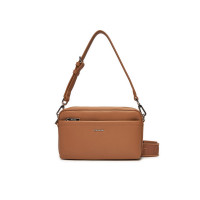 Crossbody Calvin Klein kabelka hnedá Crossbody Calvin Klein kabelka hnedá