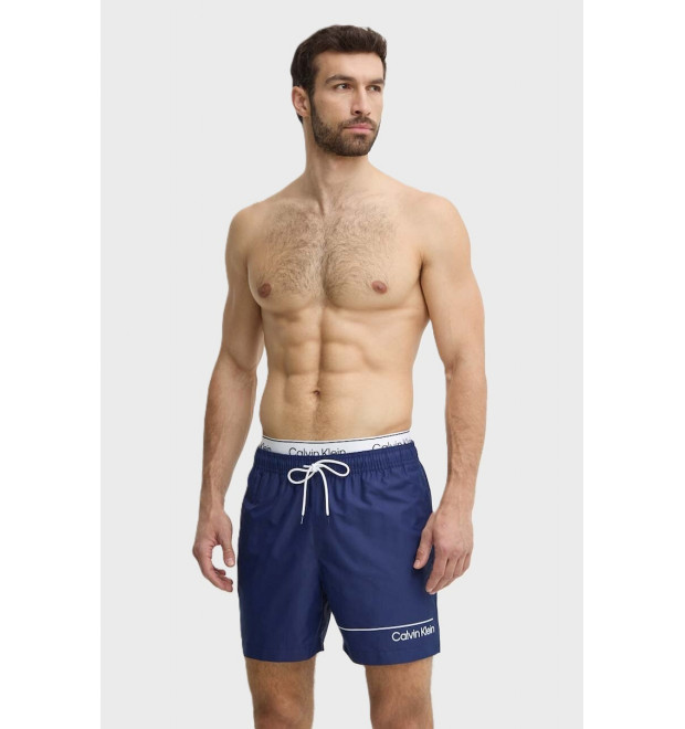 Tmavo modré pánske plavky Calvin Klein Tmavo modré pánske plavky Calvin Klein