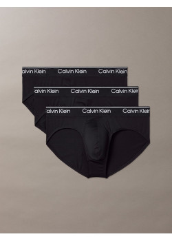 Calvin Klein pánske slipy Microfibre Stretch 3pack čierne