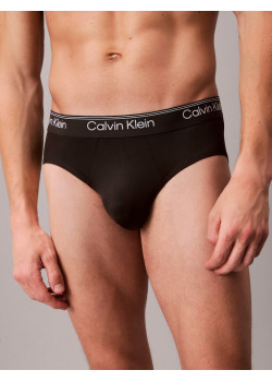 Calvin Klein pánske slipy Microfibre Stretch 3pack čierne