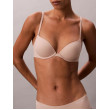 Calvin Klein podprsenka Perfectly Fit Push-Up hnedá