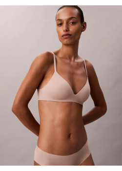 Calvin Klein podprsenka Perfectly Fit hnedá