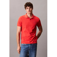 Calvin Klein Jeans pánske polotričko Rosso červené