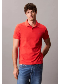 Calvin Klein Jeans pánske polotričko Rosso červené