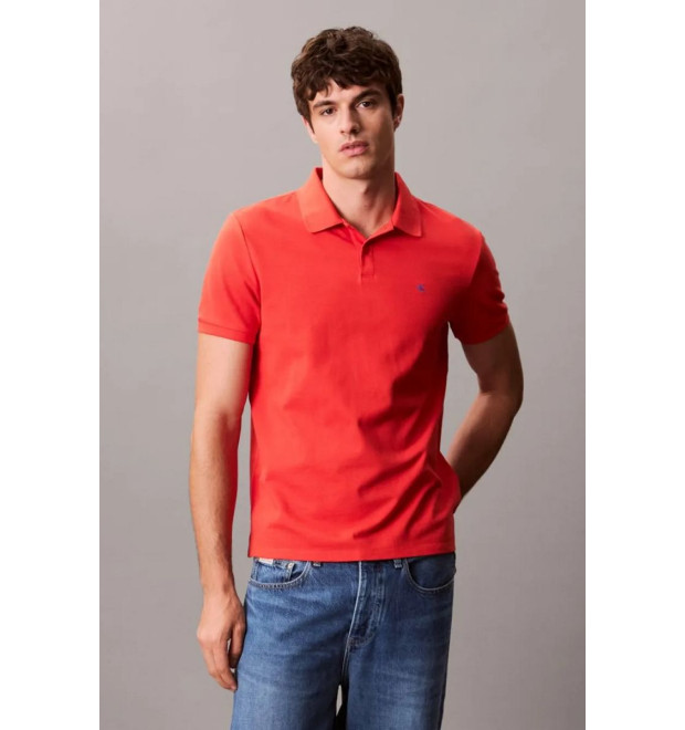Calvin Klein Jeans pánske polotričko Rosso červené