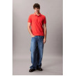 Calvin Klein Jeans pánske polotričko Rosso červené