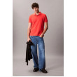 Calvin Klein Jeans pánske polotričko Rosso červené