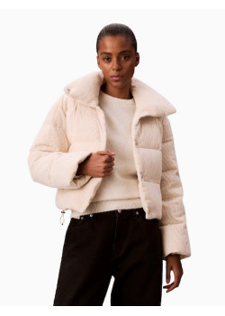 Calvin Klein Jeans menžestrová bunda biela