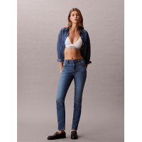 Calvin Klein dámske mid-rise slim džínsy modré Calvin Klein dámske mid-rise slim džínsy modré