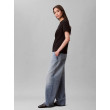 Calvin Klein Jeans bavlnené tričko čierne Calvin Klein Jeans bavlnené tričko čierne