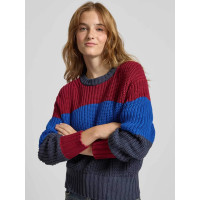 Calvin Klein Jeans dámsky pruhovaný sveter modrý Calvin Klein Jeans dámsky pruhovaný sveter modrý
