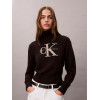 Calvin Klein Jeans dámsky krátky rolák hnedý Calvin Klein Jeans dámsky krátky rolák hnedý