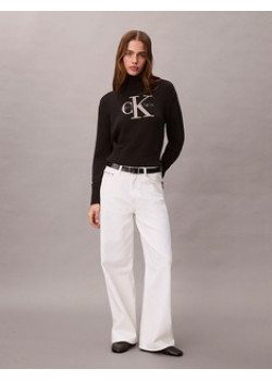 Calvin Klein Jeans dámsky krátky rolák hnedý