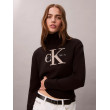 Calvin Klein Jeans dámsky krátky rolák hnedý Calvin Klein Jeans dámsky krátky rolák hnedý