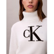 Calvin Klein Jeans dámsky krátky rolák biely Calvin Klein Jeans dámsky krátky rolák biely