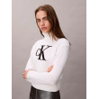 Calvin Klein Jeans dámsky krátky rolák biely Calvin Klein Jeans dámsky krátky rolák biely