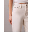 Calvin Klein Jeans rifle s vysokým pásom biele