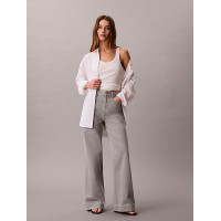 Calvin Klein dámske rifle s vysokým pásom sivé Calvin Klein dámske rifle s vysokým pásom sivé